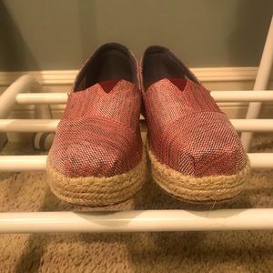 Toms PLATFORM ALPAGARTA ESPADRILLES Girls Shoes